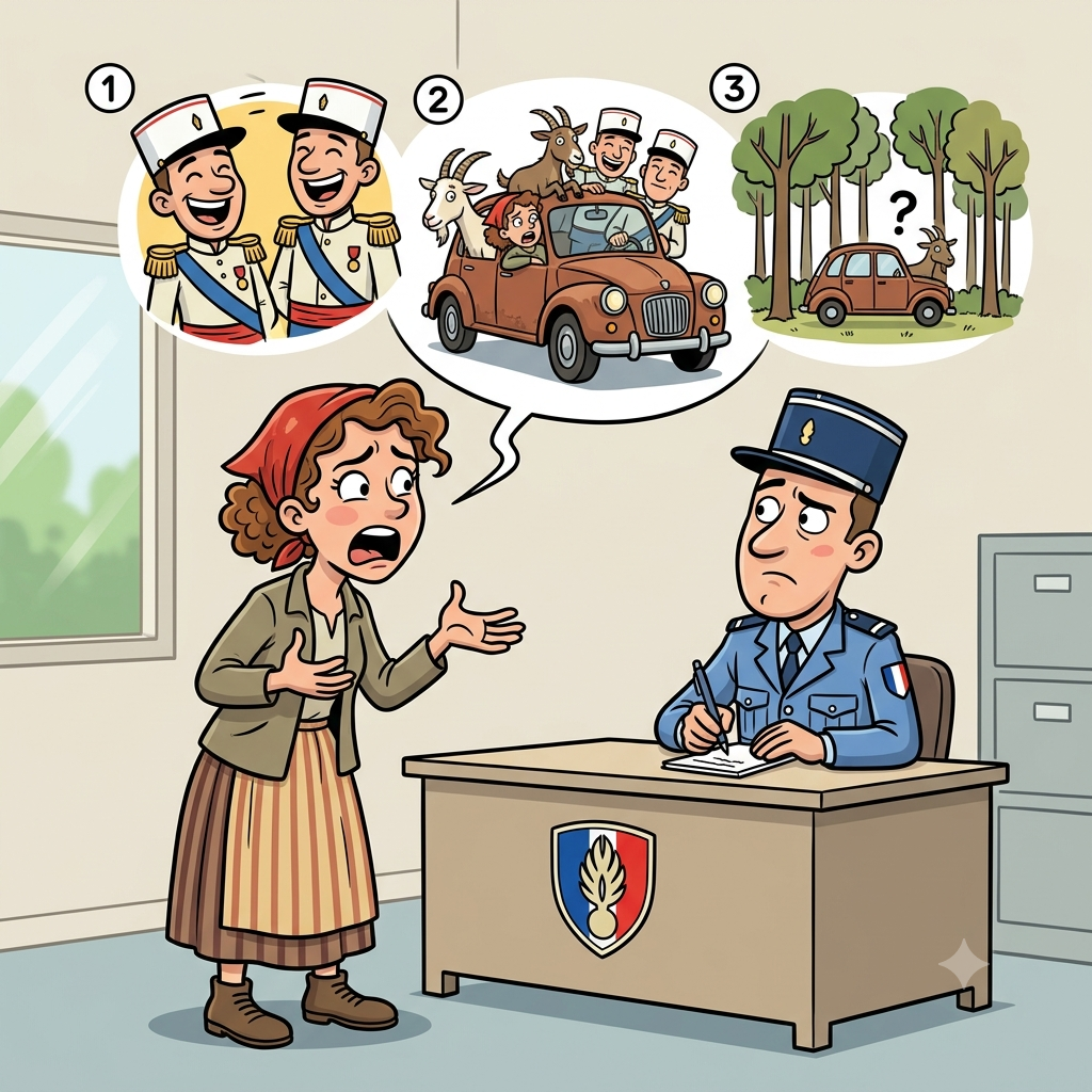 Witz Eine junge Bäuerin