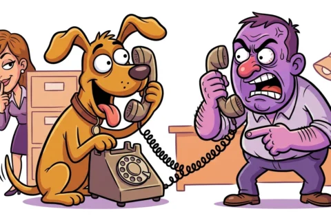 WITZ ÜBER EINEN SPRECHENDEN HUND