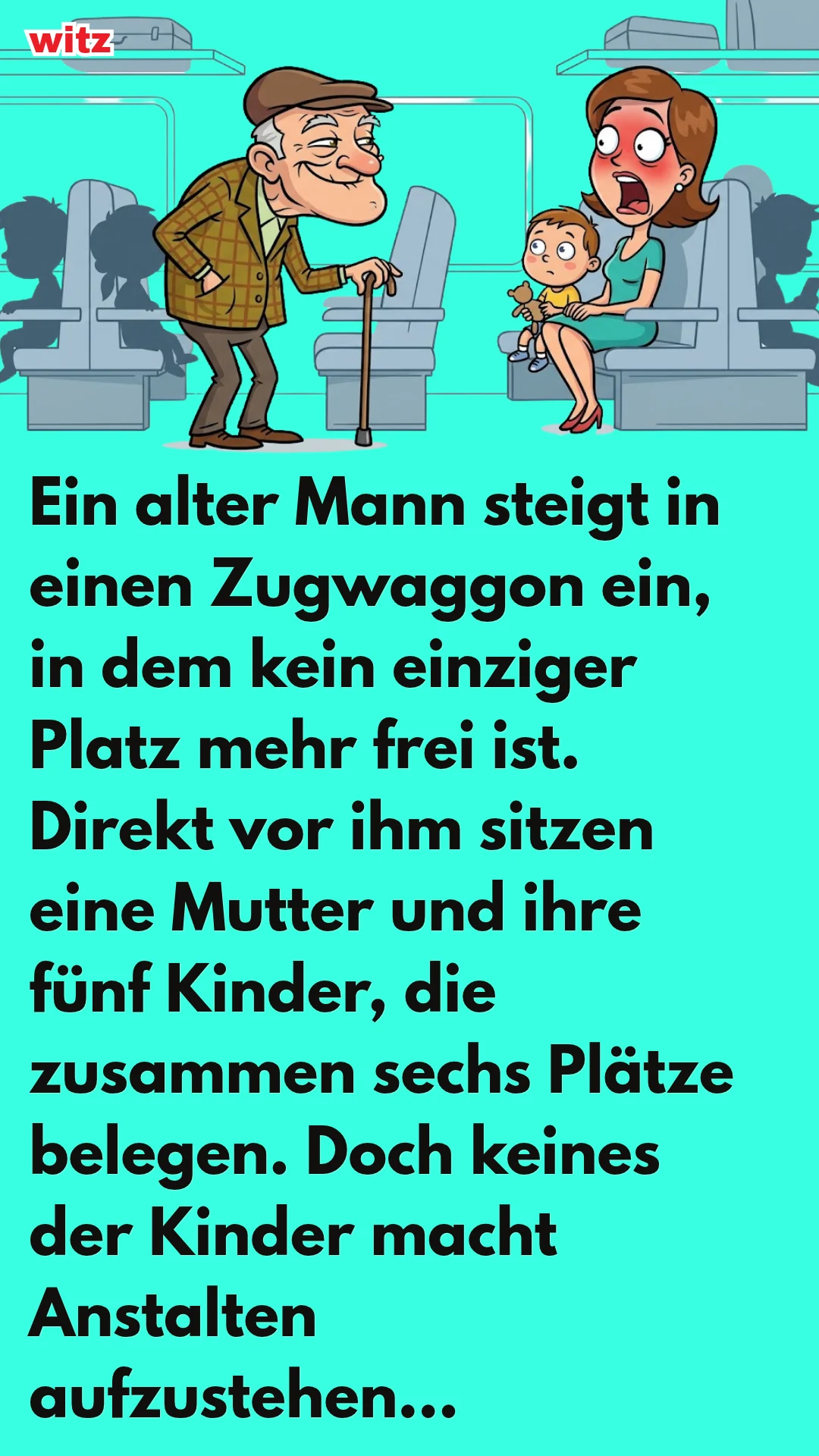 DER ALTE MANN IM ZUG