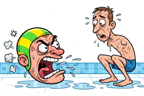 Der Schwimmwettbewerb