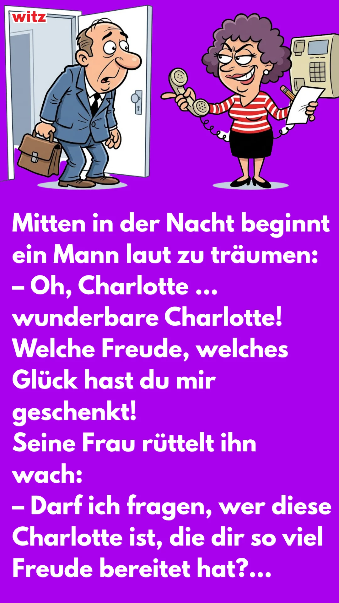 WITZE ÜBER CHARLOTTE!