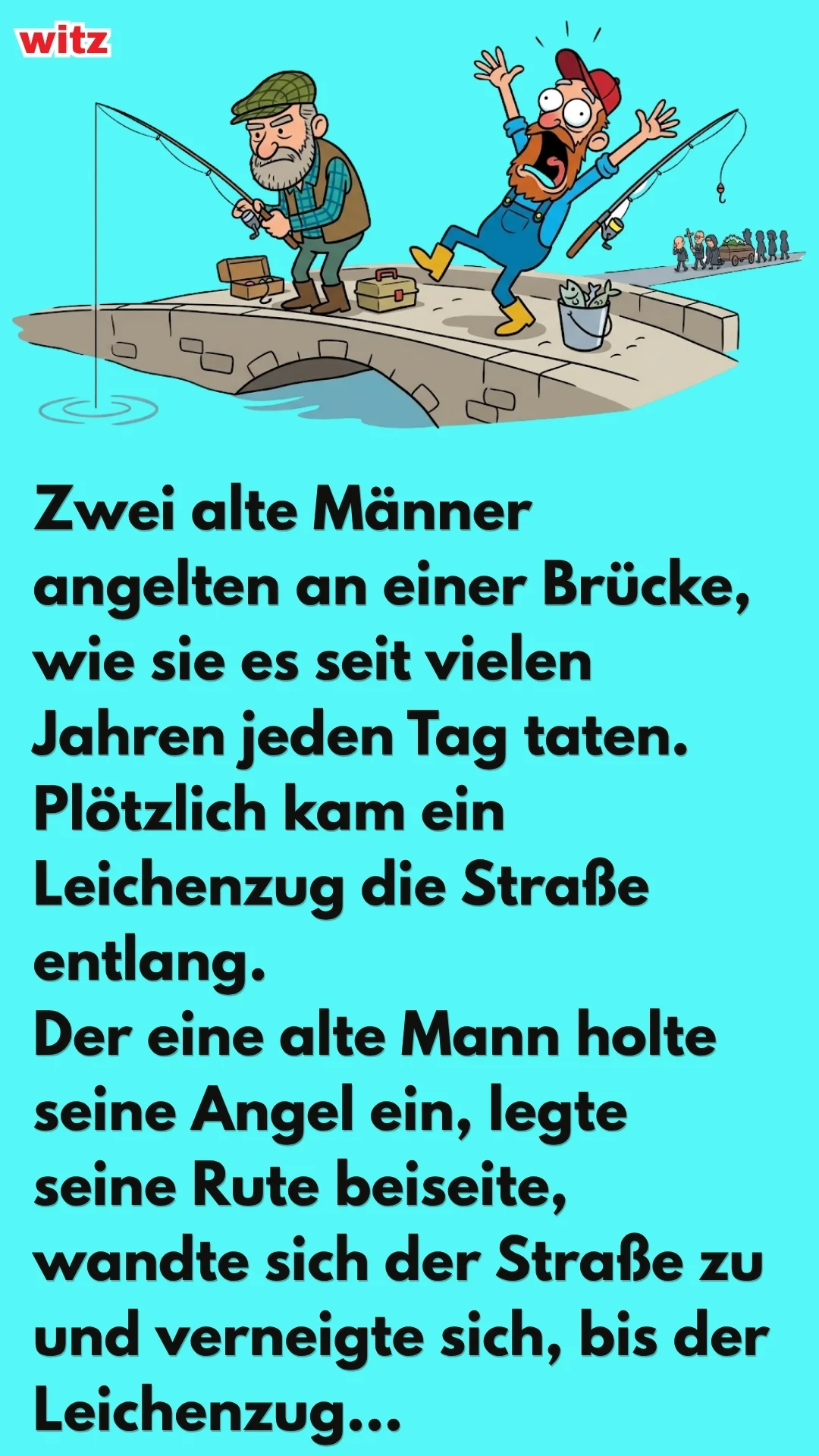 ZWEI ALTE MÄNNER BEIM ANGELN