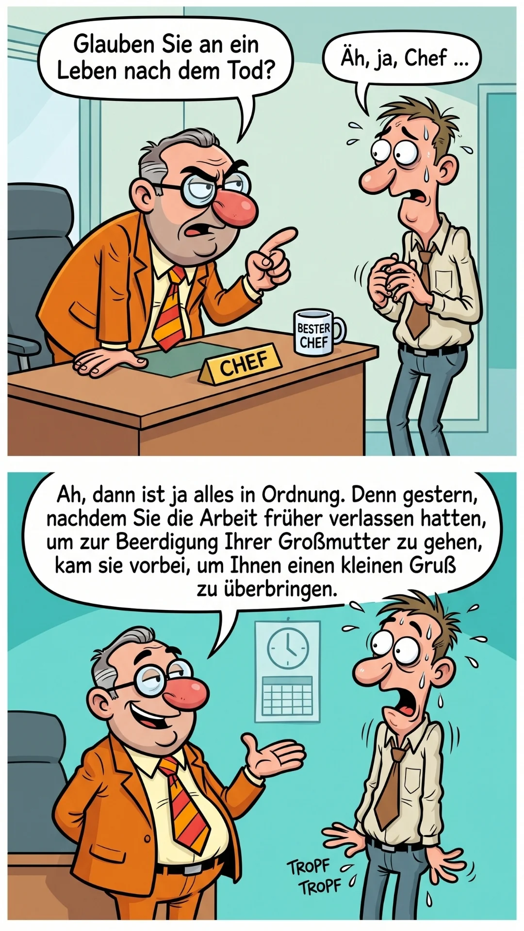 WITZ ÜBER AUFERSTEHUNG