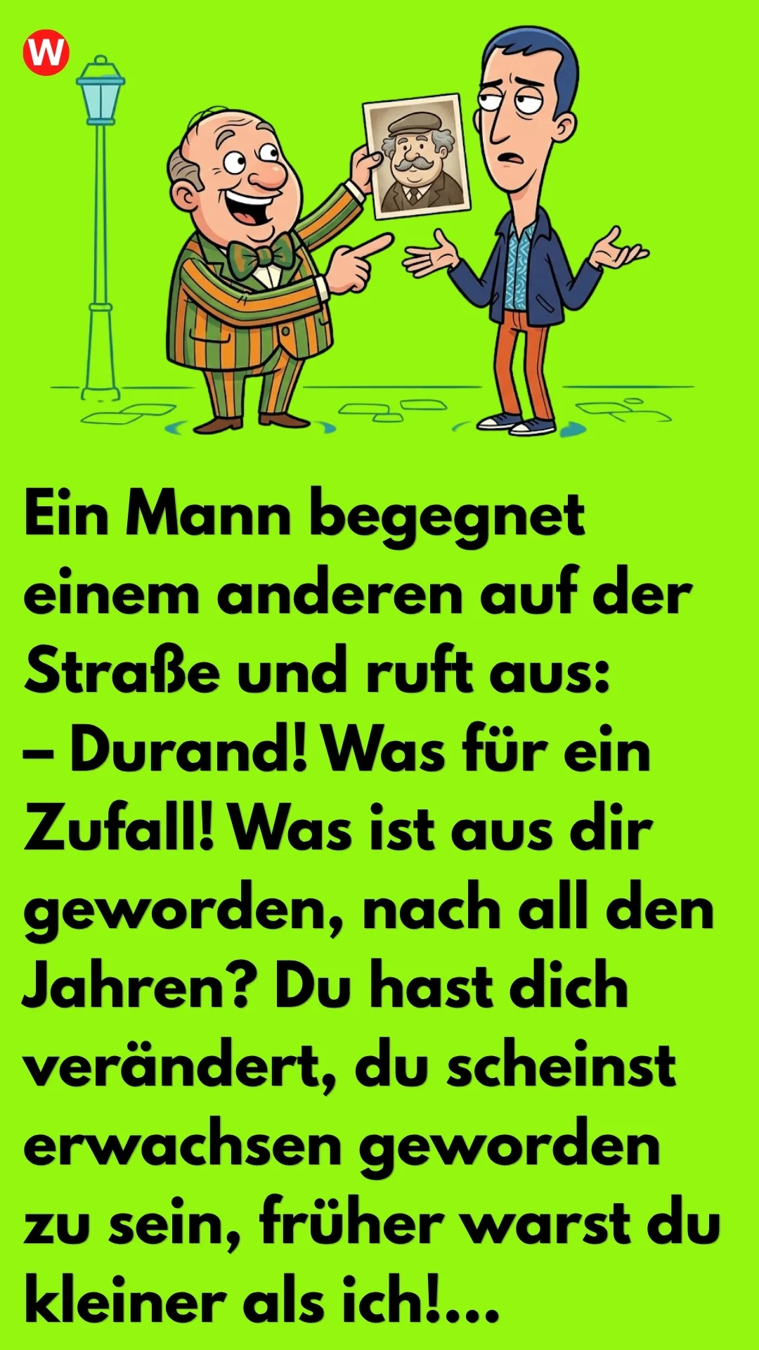 WITZ ÜBER WIEDERSEHEN