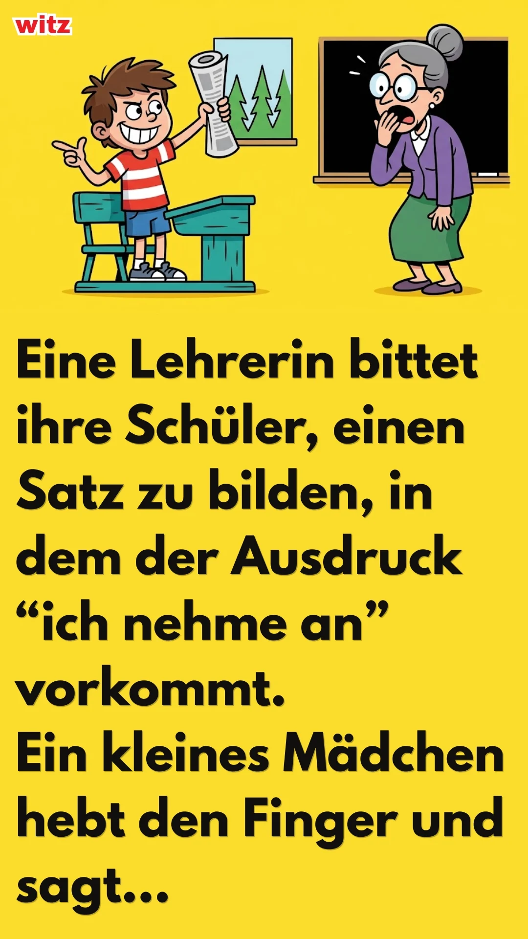 WITZ ÜBER DAS VERB “VERMUTEN”.