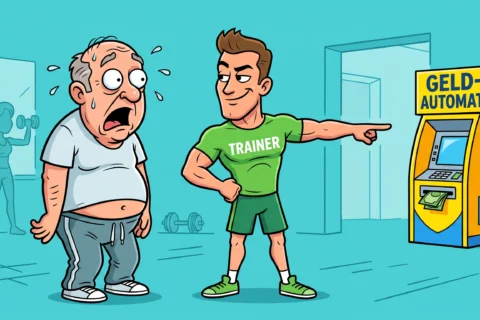 WITZ ÜBER EIN FITNESSSTUDIO