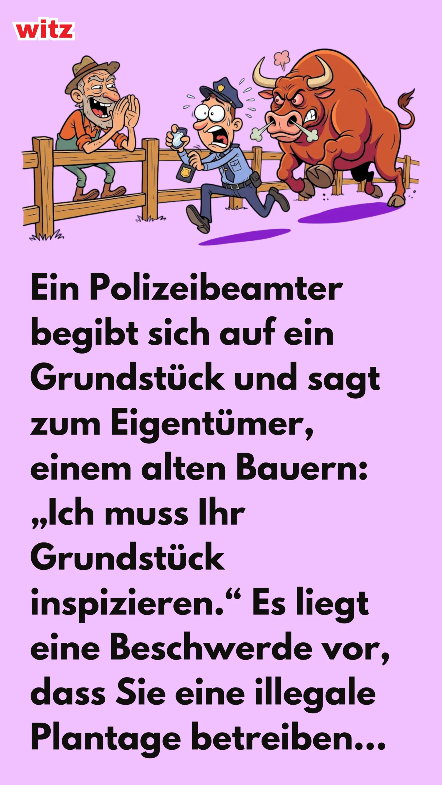 Witz über die Macht der Autorität