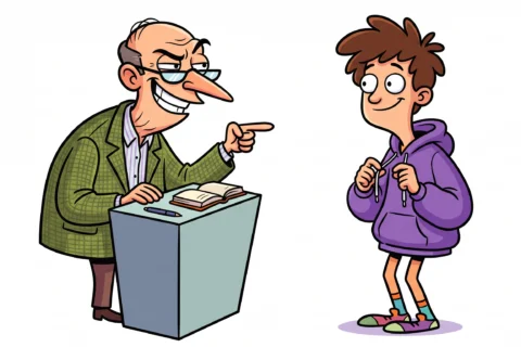 Der Lehrer und der „Idiot“