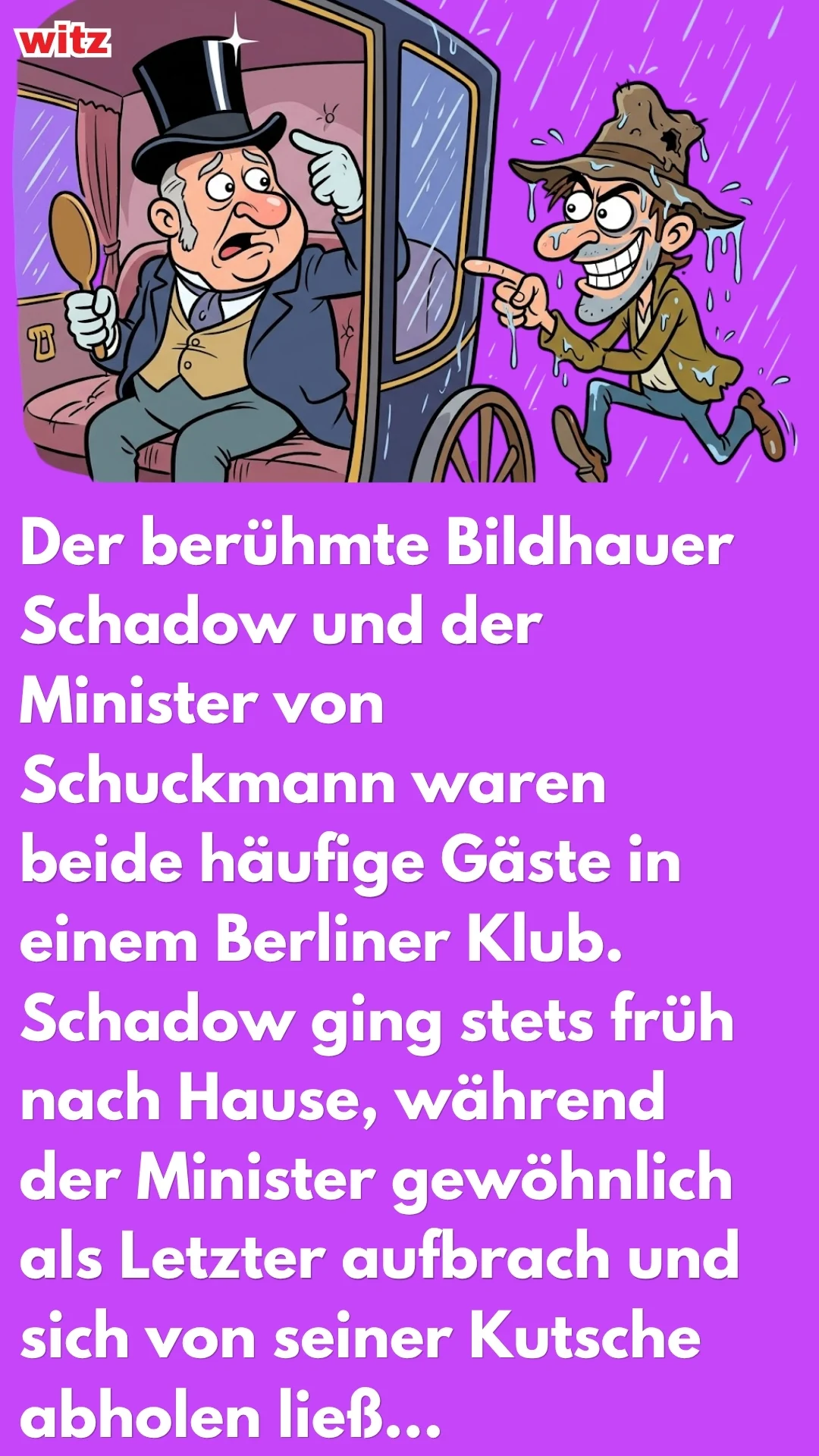 Seinen neuen Hut gerettet